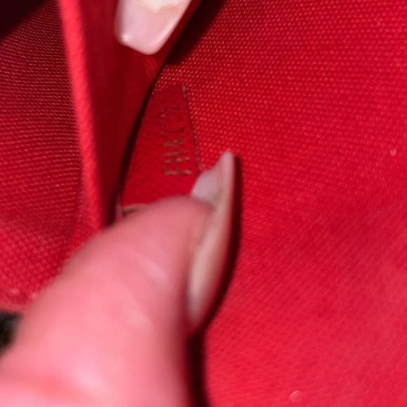 LOUIS VUITTON DAMIER EBENE POCHETTE FELICIE CHAIN WALLET - Picture 9 of 11